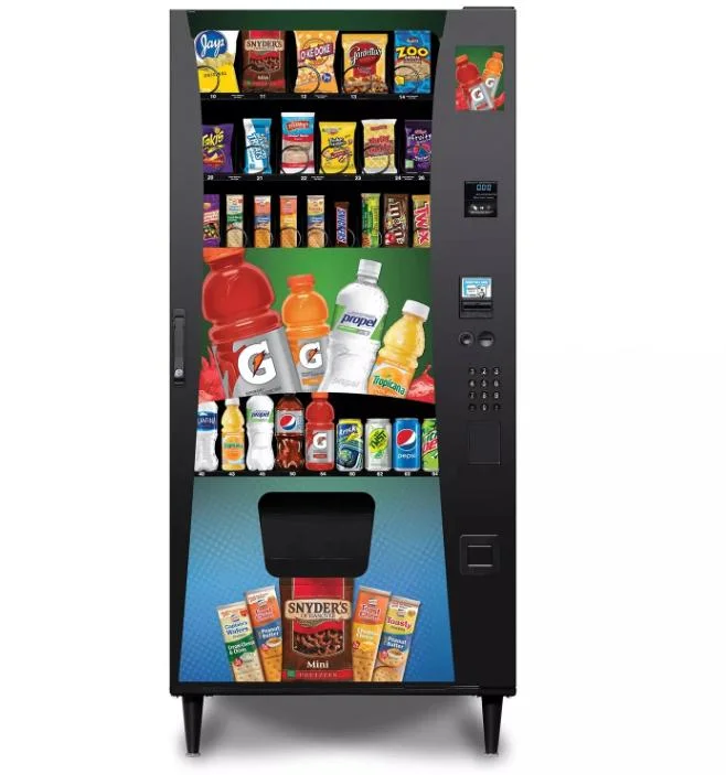 Automatic Drink and Snacks Vending Machine Support Coin Bill and Credit Card Payment Eyelash Makeup Vending