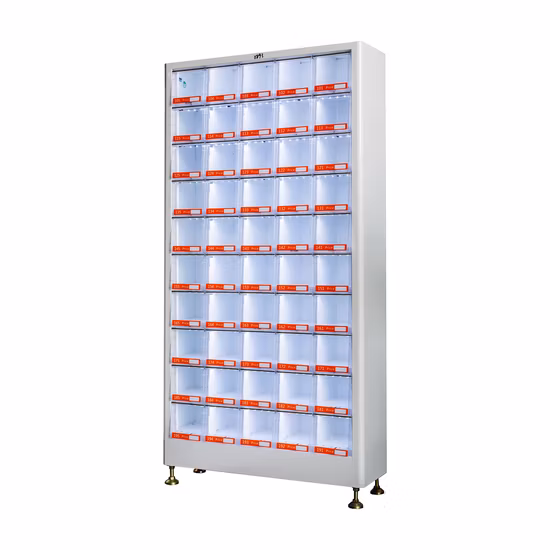 2023 distributeur automatique de casier de commodité le moins cher entièrement automatique avec écran tactile prend en charge Google Pay/billets de banque et pièces de monnaie