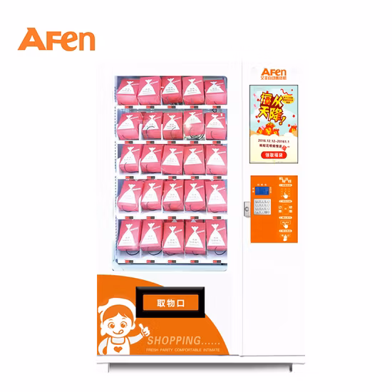 Afen 22 pouces écran tactile vendeur de maquillage produits de beauté cils distributeur automatique