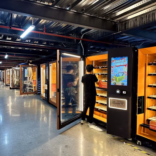 Distributeurs automatiques en libre-service les plus vendus pour les aliments surgelés fonctionnant automatiquement