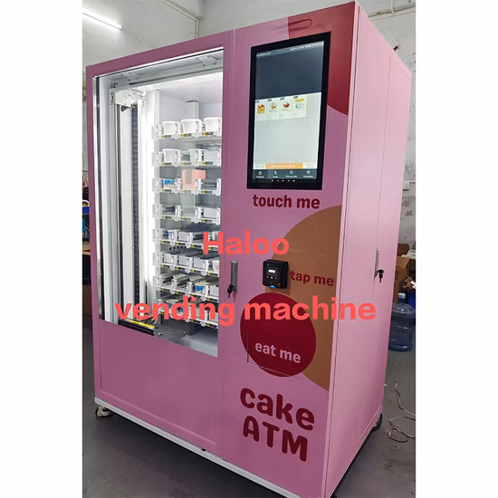 Distributeur automatique de Cupcake ATM Cupcake directement en usine de la Chine avec écran tactile et système d'ascenseur