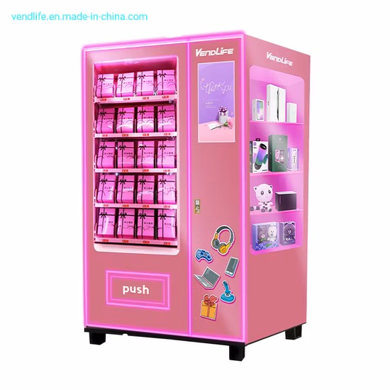 Japon en dehors de la beauté Vendlife distributeur automatique maquillage vernis à ongles cils Qr paiement écran LCD distributeur automatique de beauté