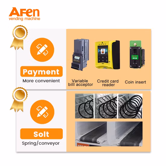 Afen Intelligent Card Reader Cosmétiques Maquillage Produits de soins de la peau Distributeur automatique avec contrôle de télémétrie