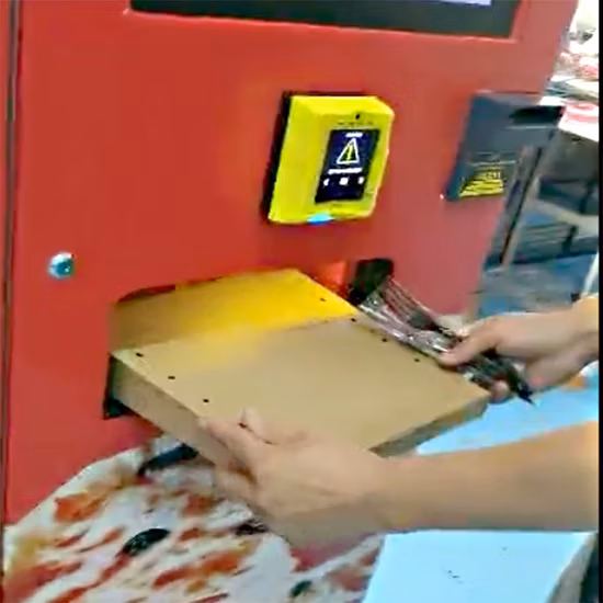 Distributeur automatique commercial entièrement automatique de pizza de Caterwin Distributeur automatique de nourriture chaude